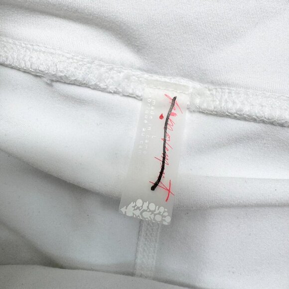 New Free People Movement Pleats and Thank You Skort Skirt Tennis White Large - Picture 8 of 12